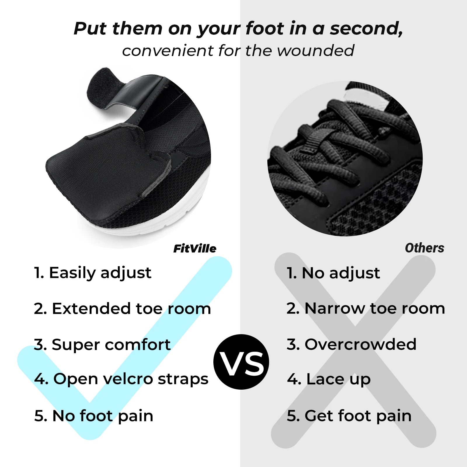 Wide Width Sneakers for Women - Supportive, Comfortable Design for Walking and Heel Pain Relief