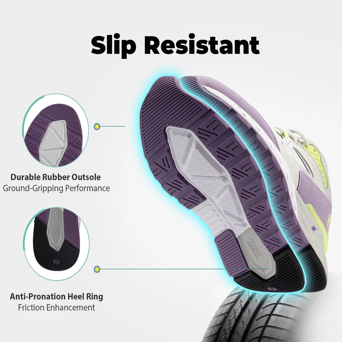 Extra Wide Women's Walking Shoes Wide Width lightweight Sneakers for Flat Foot Plantar Fasciitis Heel Pain Relief