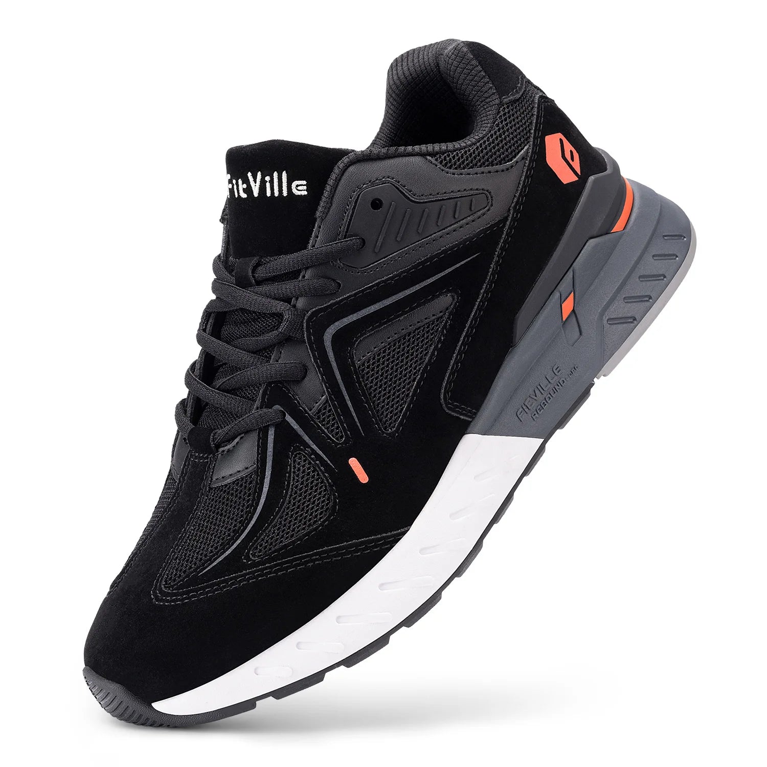 Extra Wide Men's Walking Shoes Lightweight Sneakers for Flat Feet Arch Fit Heel Pain Relief Non-Slip Sports Shoes