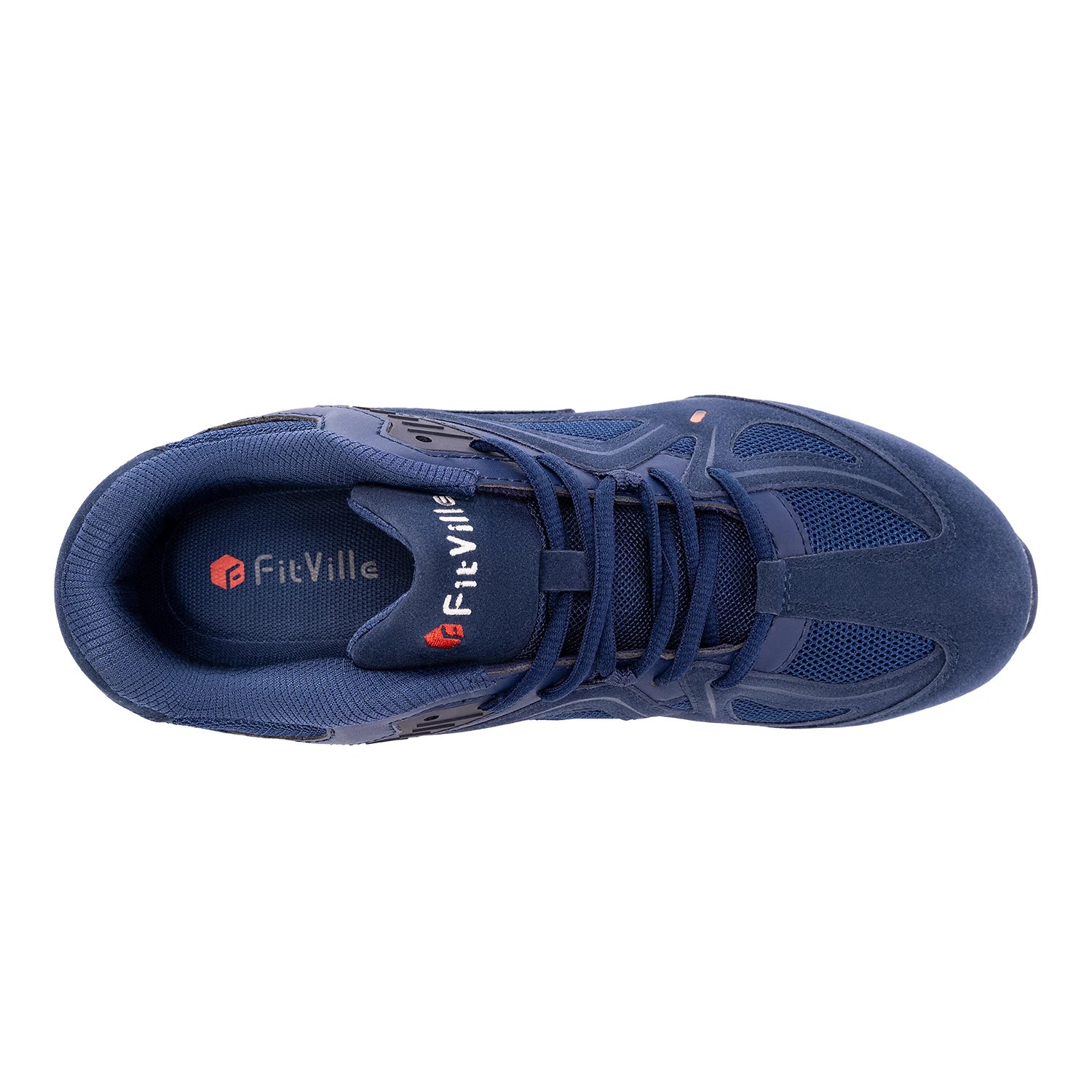 Extra Wide Men's Walking Shoes Lightweight Sneakers for Flat Feet Arch Fit Heel Pain Relief Non-Slip Sports Shoes