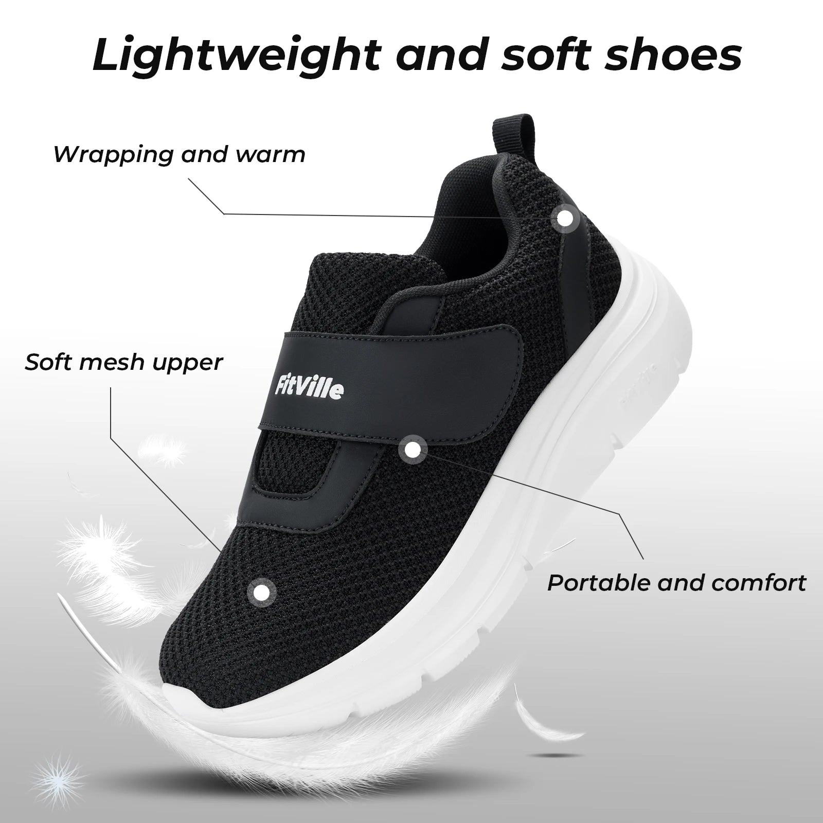 Wide Width Sneakers for Women - Supportive, Comfortable Design for Walking and Heel Pain Relief