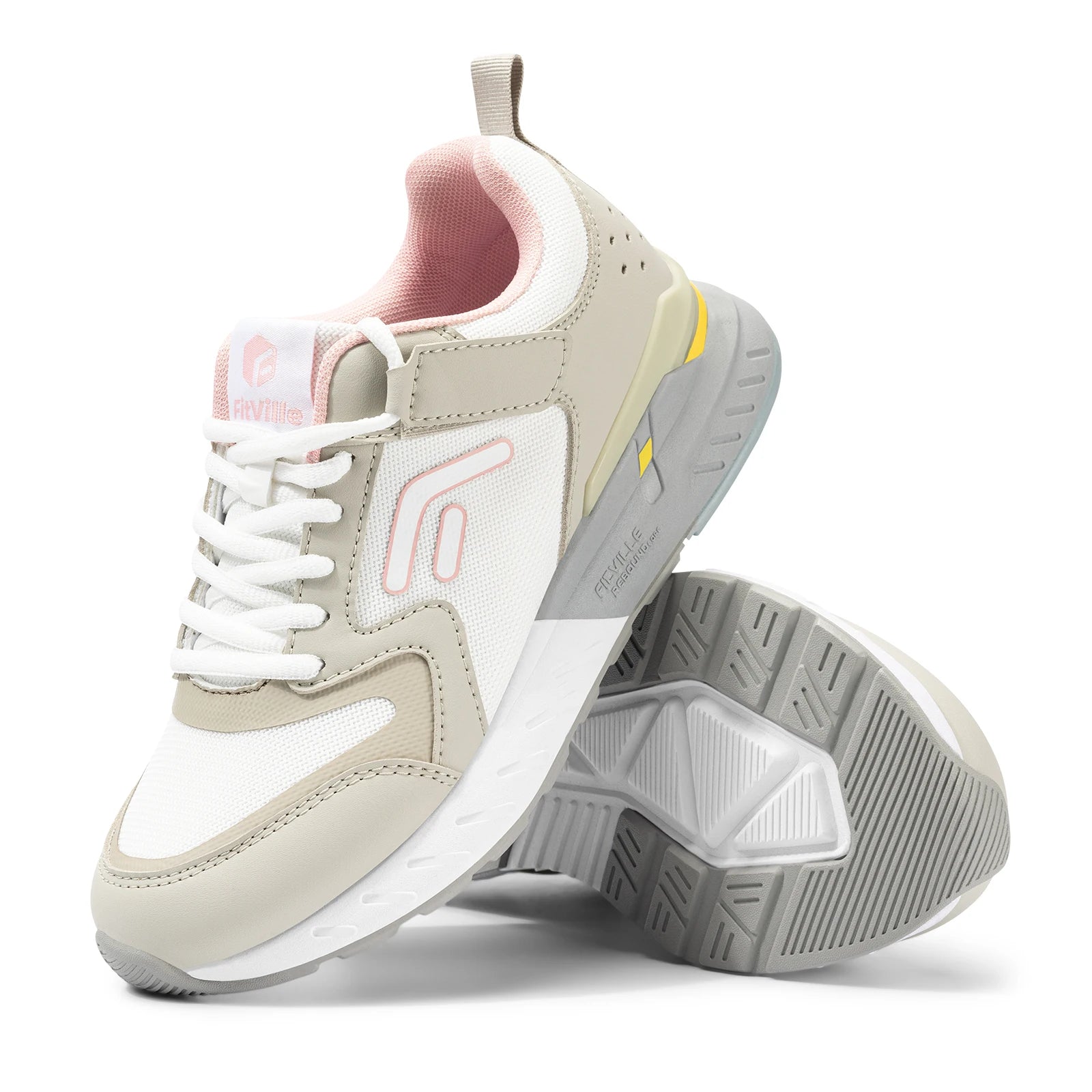 Wide Width Sneakers for Women - Supportive, Comfortable Design for Walking and Heel Pain Relief