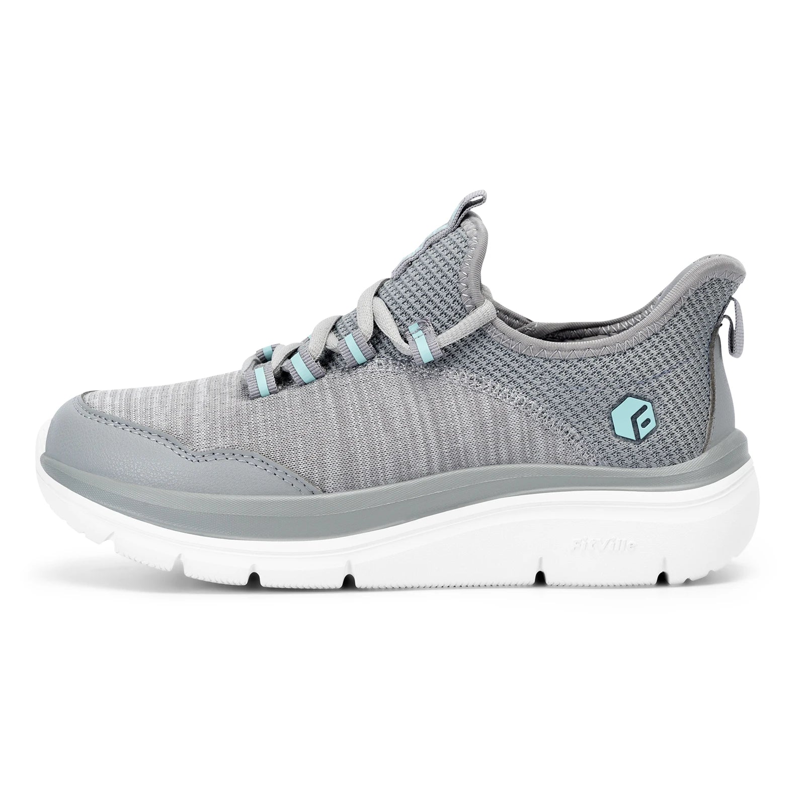 Lightweight Women's Shoes Thick Sole Walking Shoes Extra Wide Sneakers Breathable for Swollen Feet Plantar Fasciitis