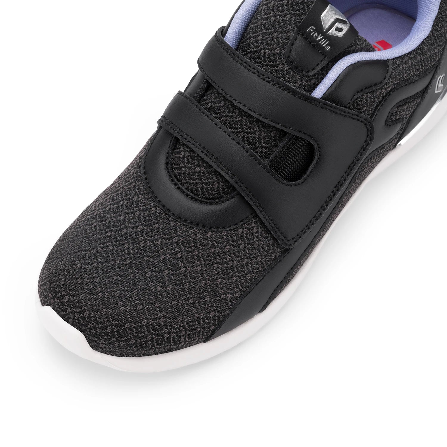 Women's Walking Shoes Thick Sole Adjust Strap Shoes Extra Wide Sneakers Lightweight for Swollen Feet Plantar Fasciitis