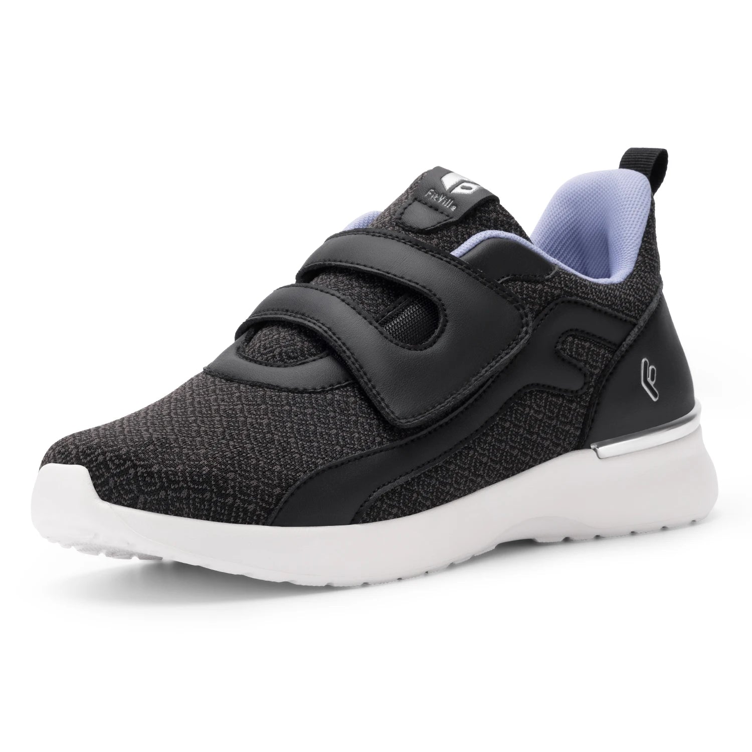 Women's Walking Shoes Thick Sole Adjust Strap Shoes Extra Wide Sneakers Lightweight for Swollen Feet Plantar Fasciitis