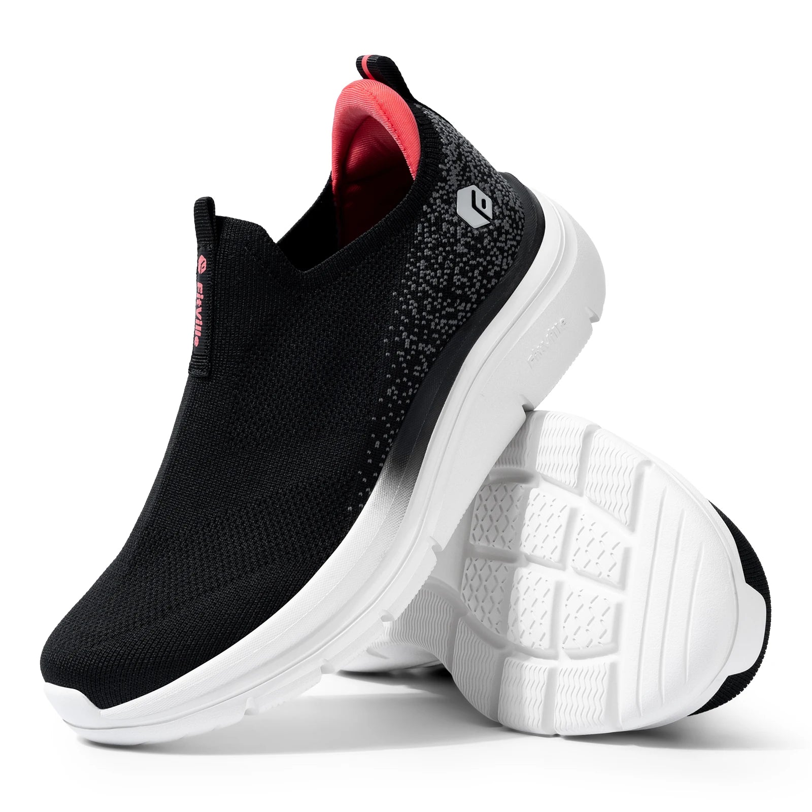 Women's Shoes Thick Sole Walking Shoes Extra Wide Sneakers Lightweight Breathable for Swollen Feet Plantar Fasciitis