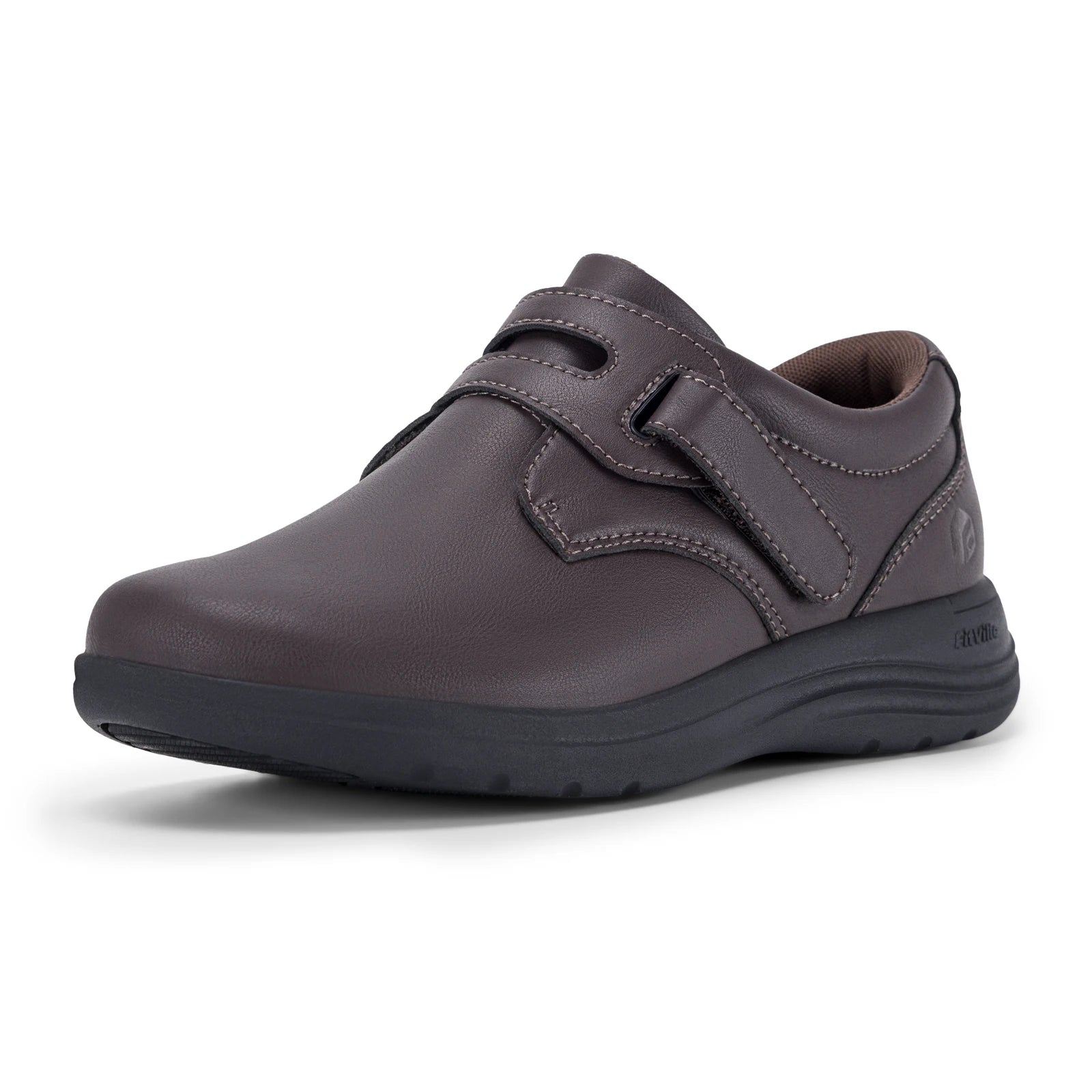 Leather Women's Shoes Extra Wide Diabetic Shoes Slip-On Walking Shoes For Womens