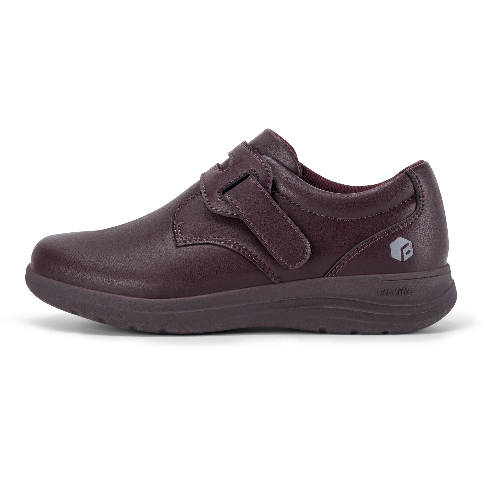 Leather Women's Shoes Extra Wide Diabetic Shoes Slip-On Walking Shoes For Womens