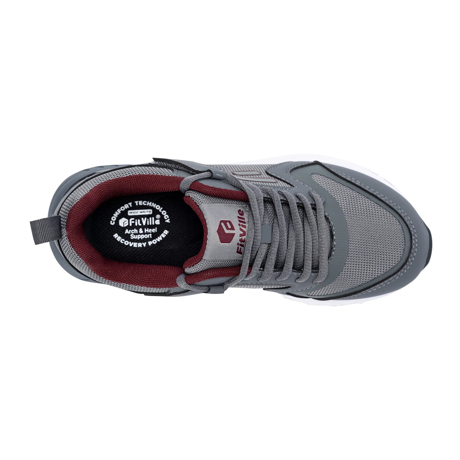 Wide Width Sneakers for Women - Supportive, Comfortable Design for Walking and Heel Pain Relief