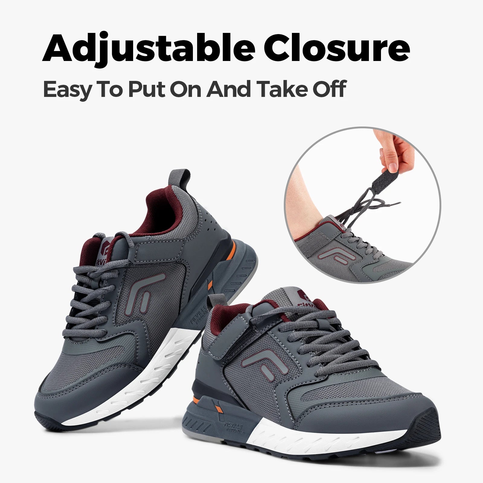 Wide Width Sneakers for Women - Supportive, Comfortable Design for Walking and Heel Pain Relief