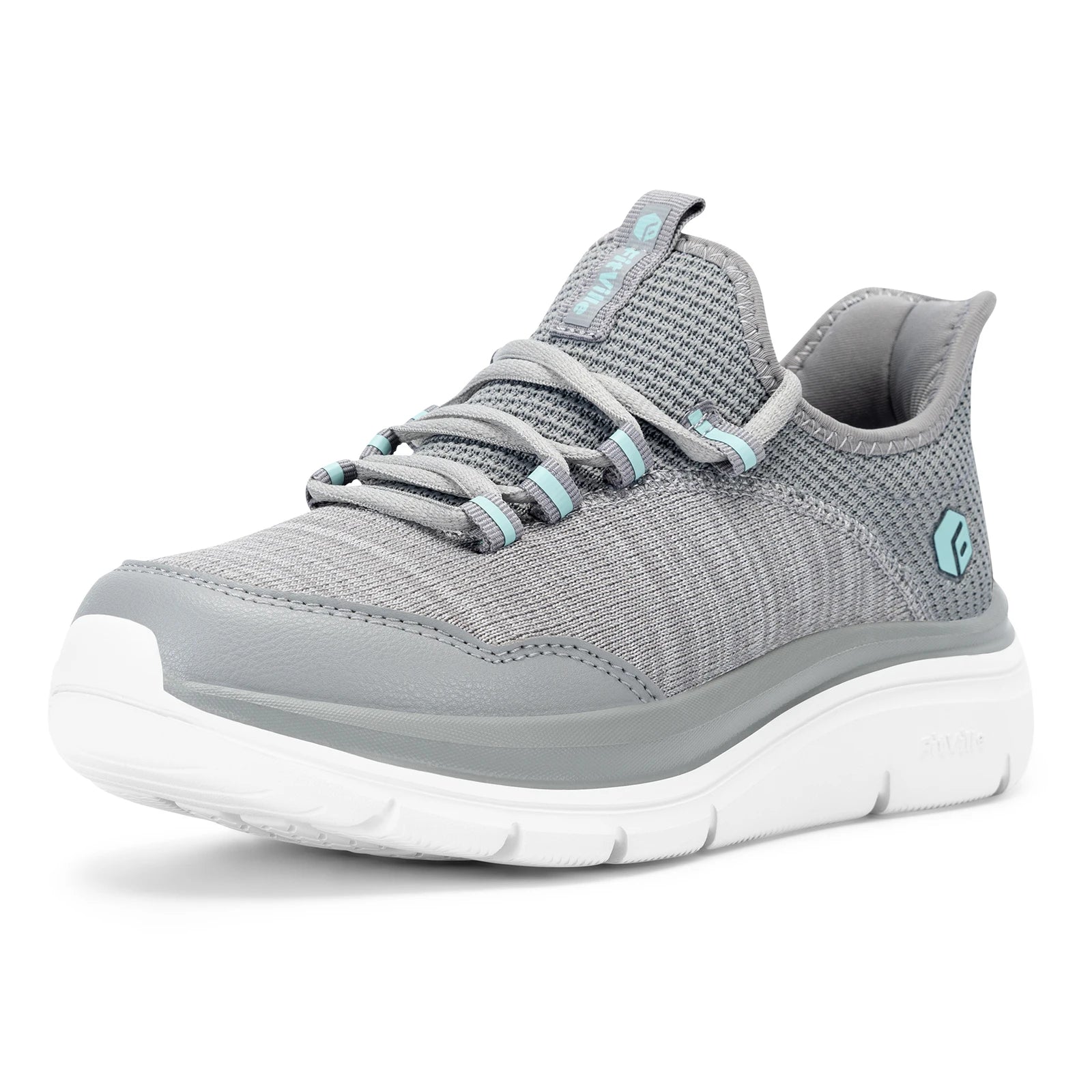 Lightweight Women's Shoes Thick Sole Walking Shoes Extra Wide Sneakers Breathable for Swollen Feet Plantar Fasciitis