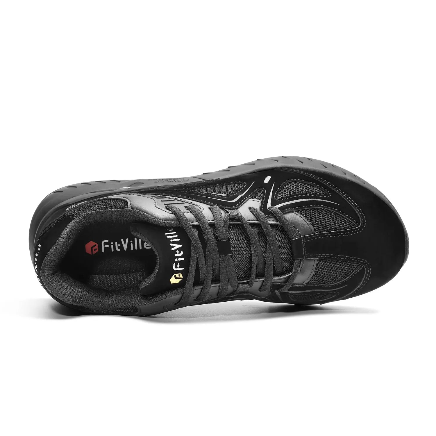 Extra Wide Men's Walking Shoes Lightweight Sneakers for Flat Feet Arch Fit Heel Pain Relief Non-Slip Sports Shoes