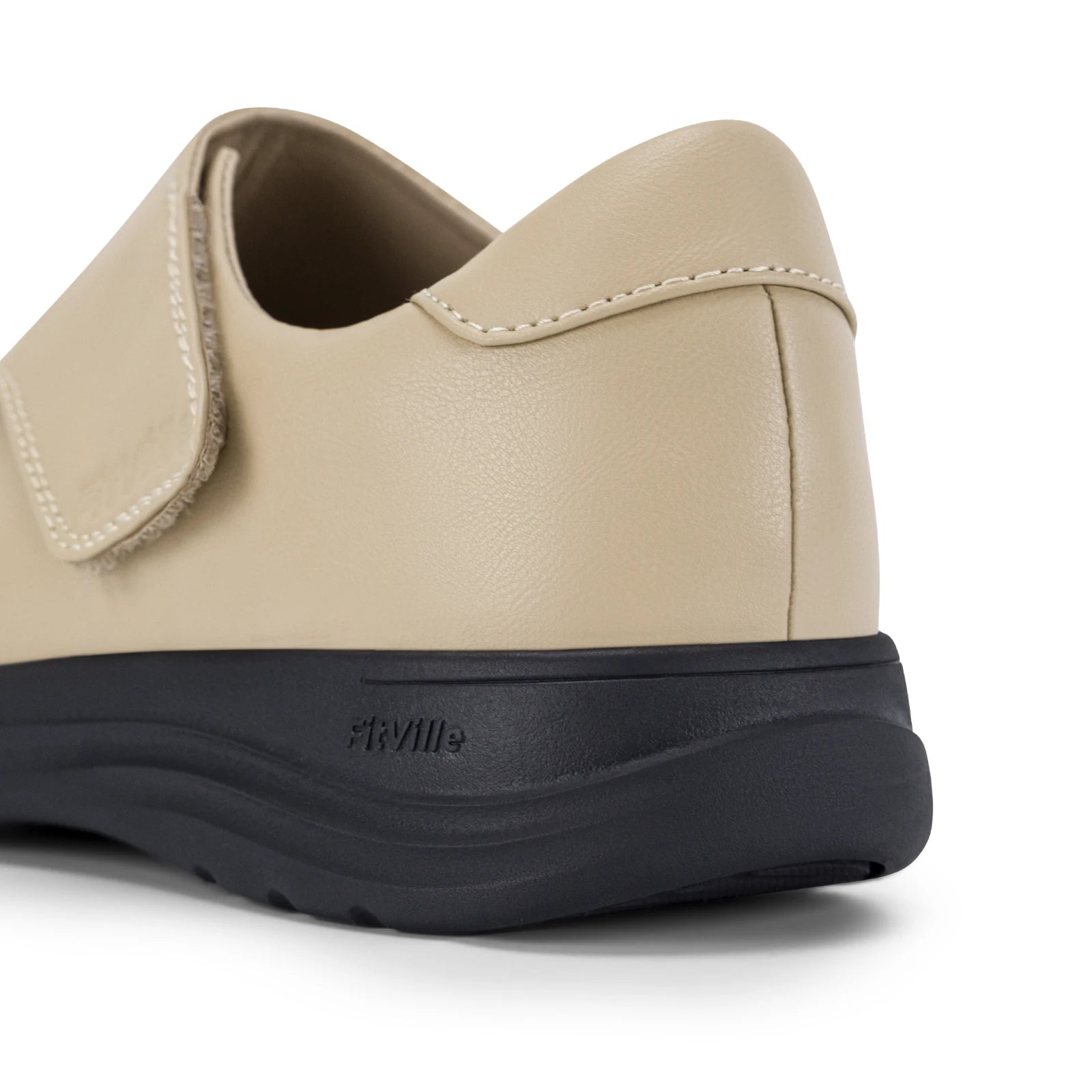 Women's Shoes Leather Diabetic Shoes Extra Wide Slip-On Walking Shoes For Womens Swollen Feet Arch Support