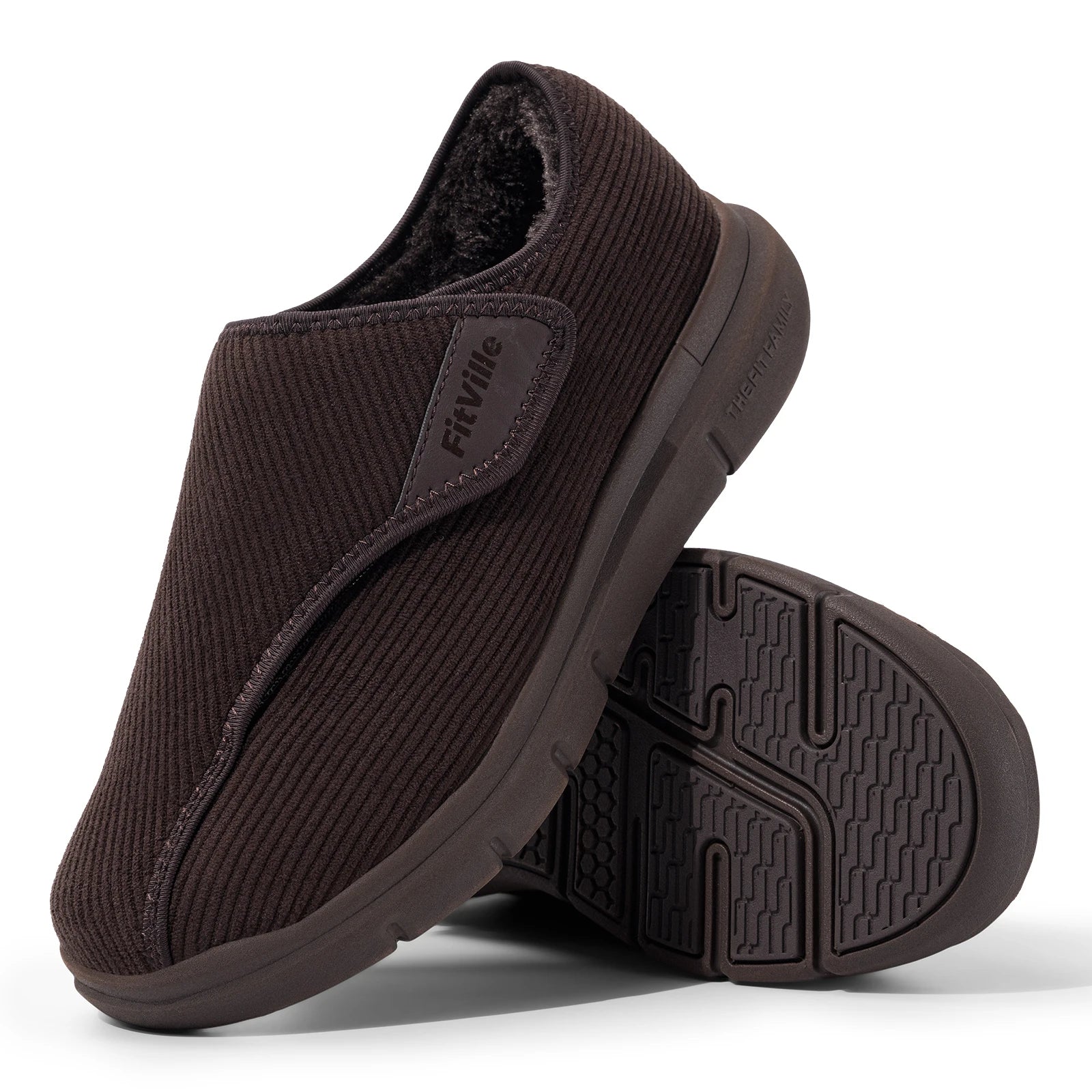 Men's Winter Shoes with Adjustable Strap - Warm, Comfortable, and Non-Slip