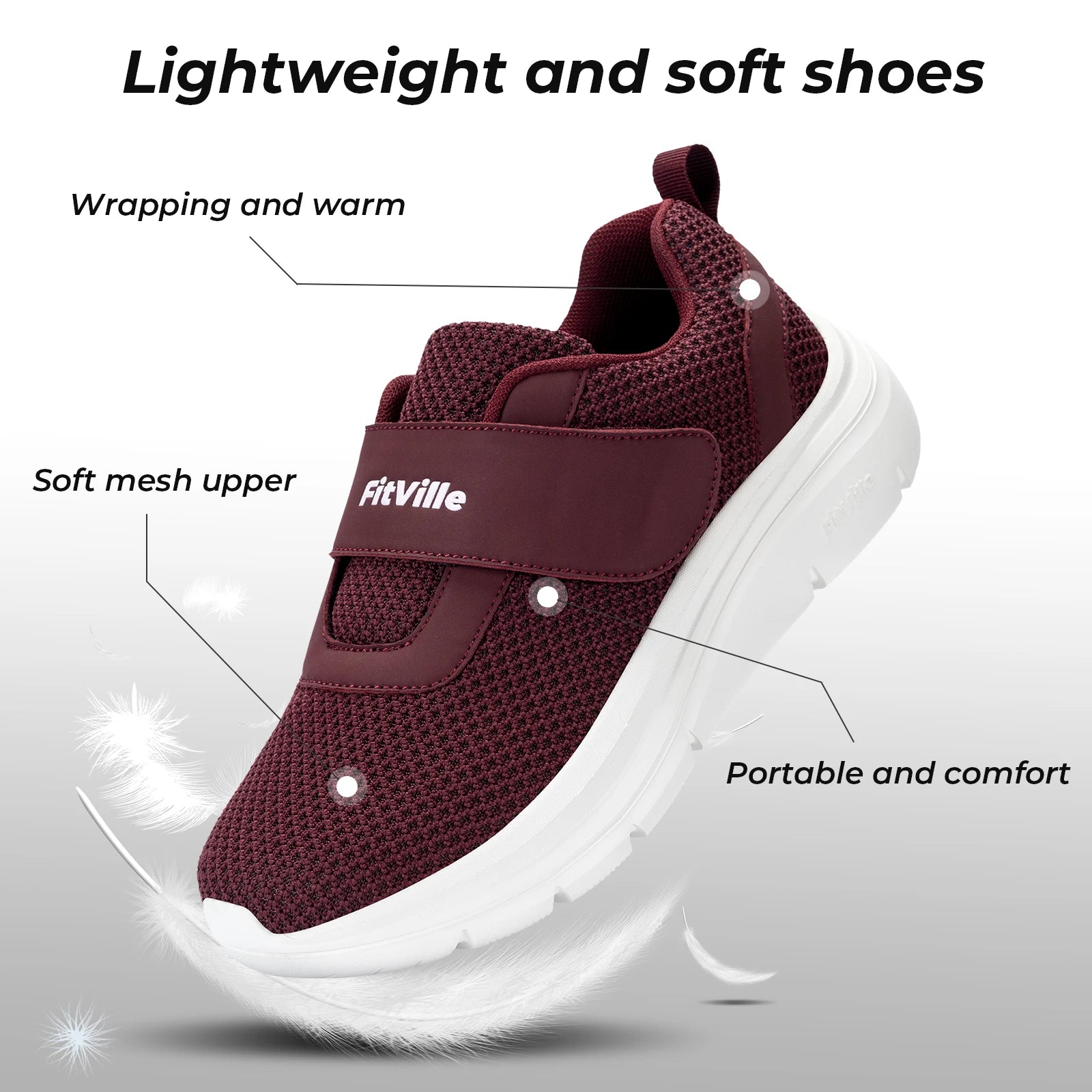 Wide Width Sneakers for Women - Supportive, Comfortable Design for Walking and Heel Pain Relief
