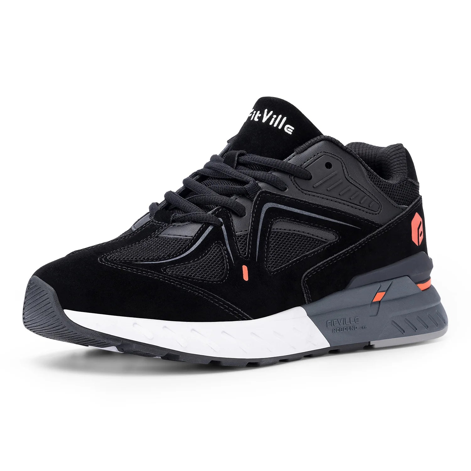 Extra Wide Men's Walking Shoes Lightweight Sneakers for Flat Feet Arch Fit Heel Pain Relief Non-Slip Sports Shoes