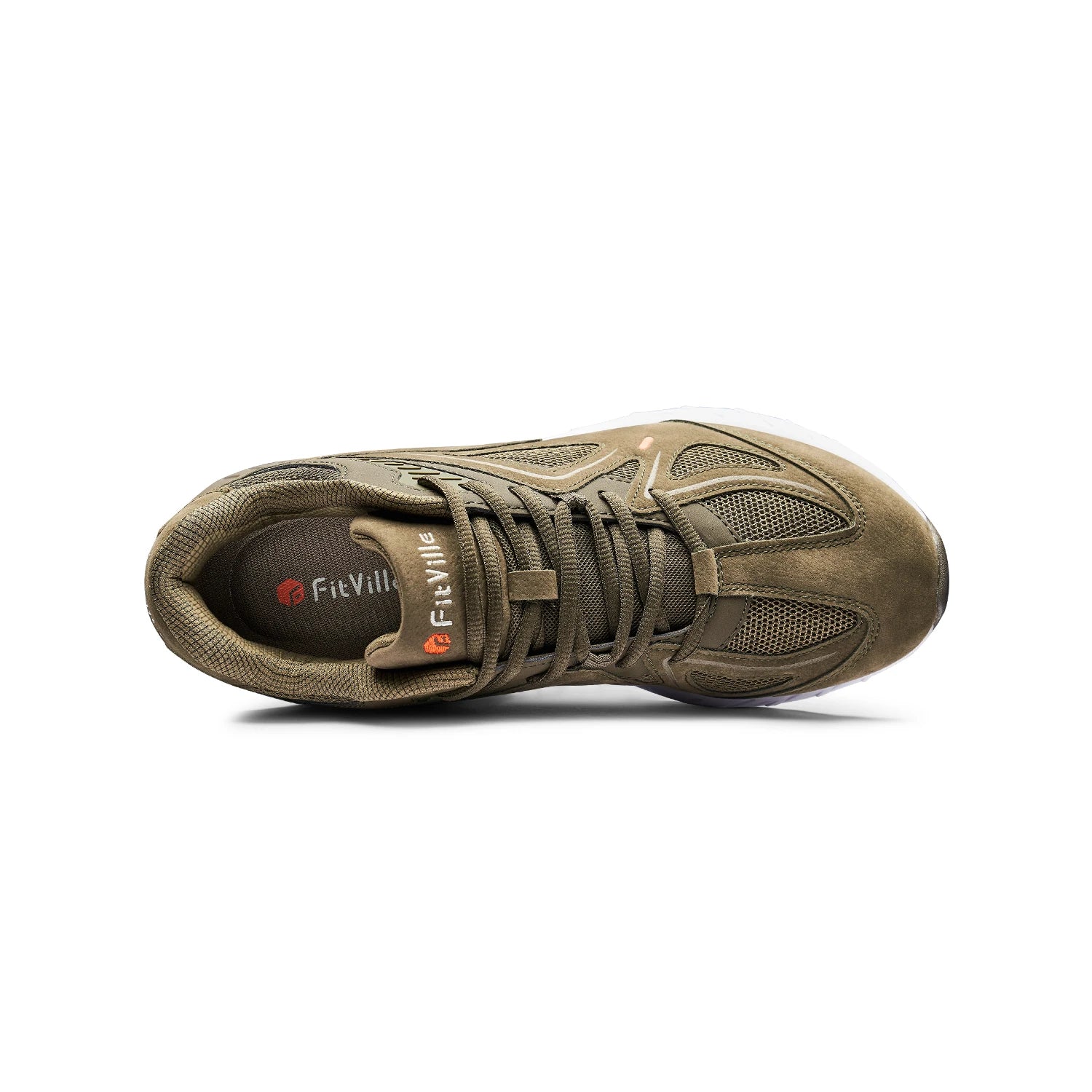 Extra Wide Men's Walking Shoes Lightweight Sneakers for Flat Feet Arch Fit Heel Pain Relief Non-Slip Sports Shoes