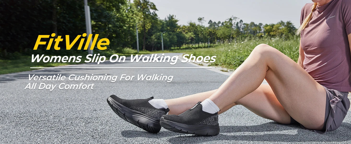 Women's Shoes Thick Sole Walking Shoes Extra Wide Sneakers Lightweight Breathable for Swollen Feet Plantar Fasciitis