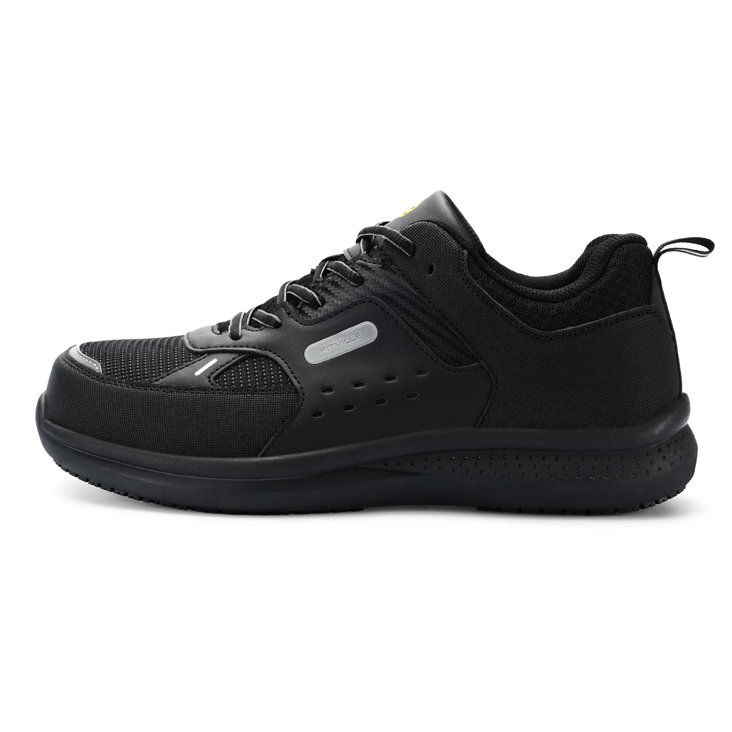 Men's Extra Wide Work Shoes Casual Shoes Anti-Slip Sturdy Toe Breathable For Male Swollen Feet Arch Support Pain Relief