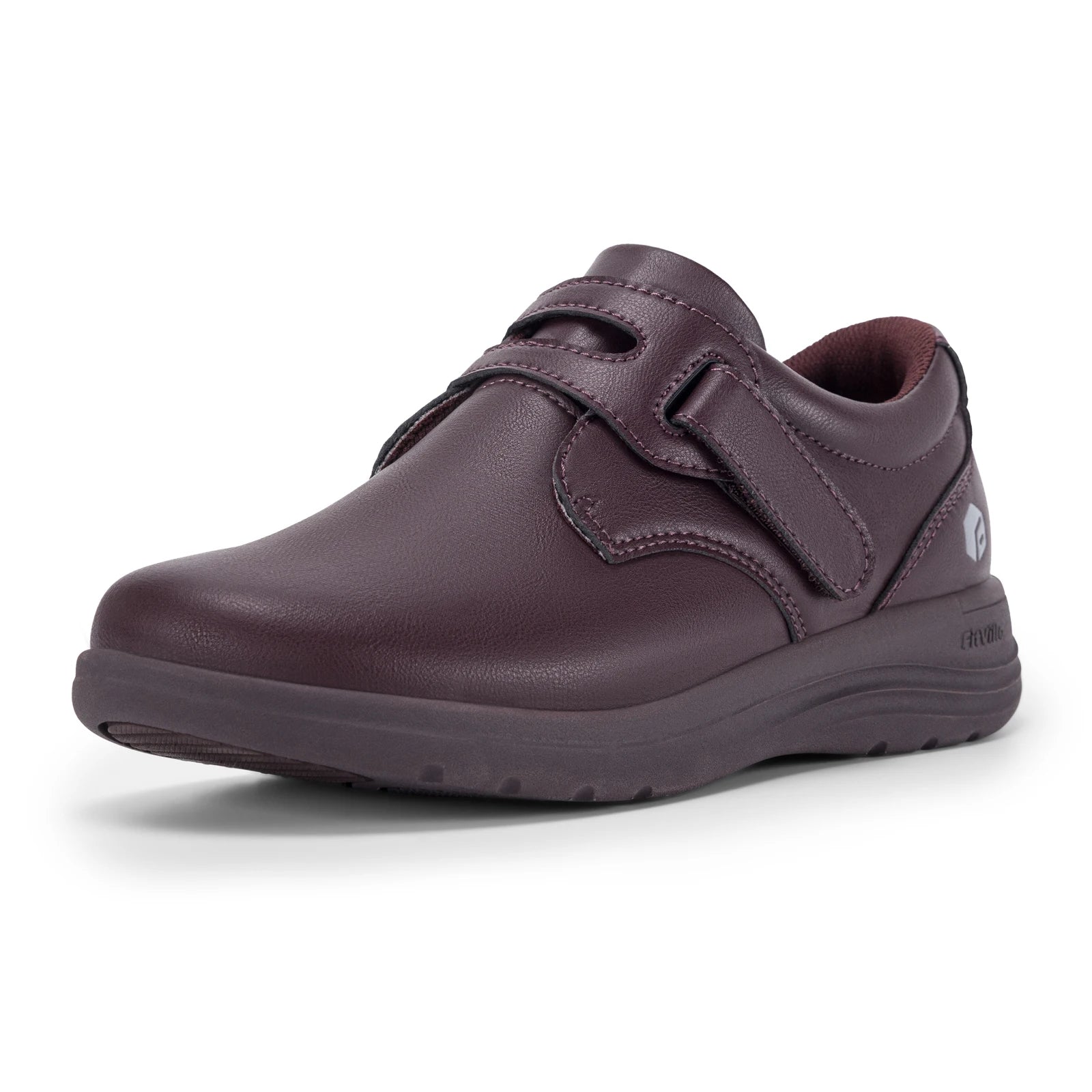 Leather Women's Shoes Extra Wide Diabetic Shoes Slip-On Walking Shoes For Womens