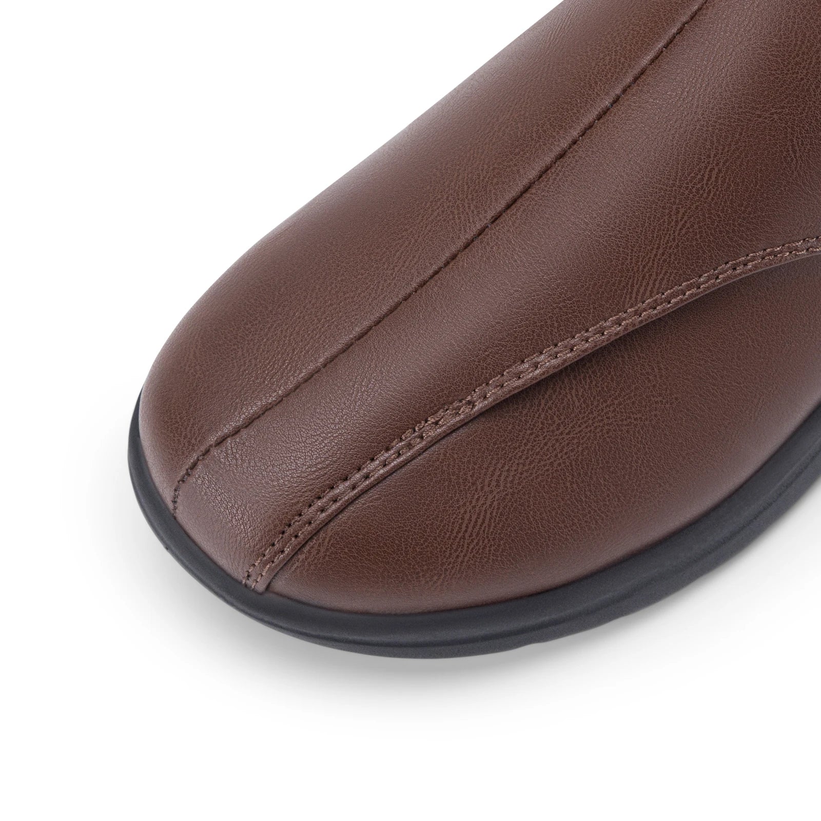 Women's Shoes Leather Diabetic Shoes Extra Wide Slip-On Walking Shoes For Womens Swollen Feet Arch Support