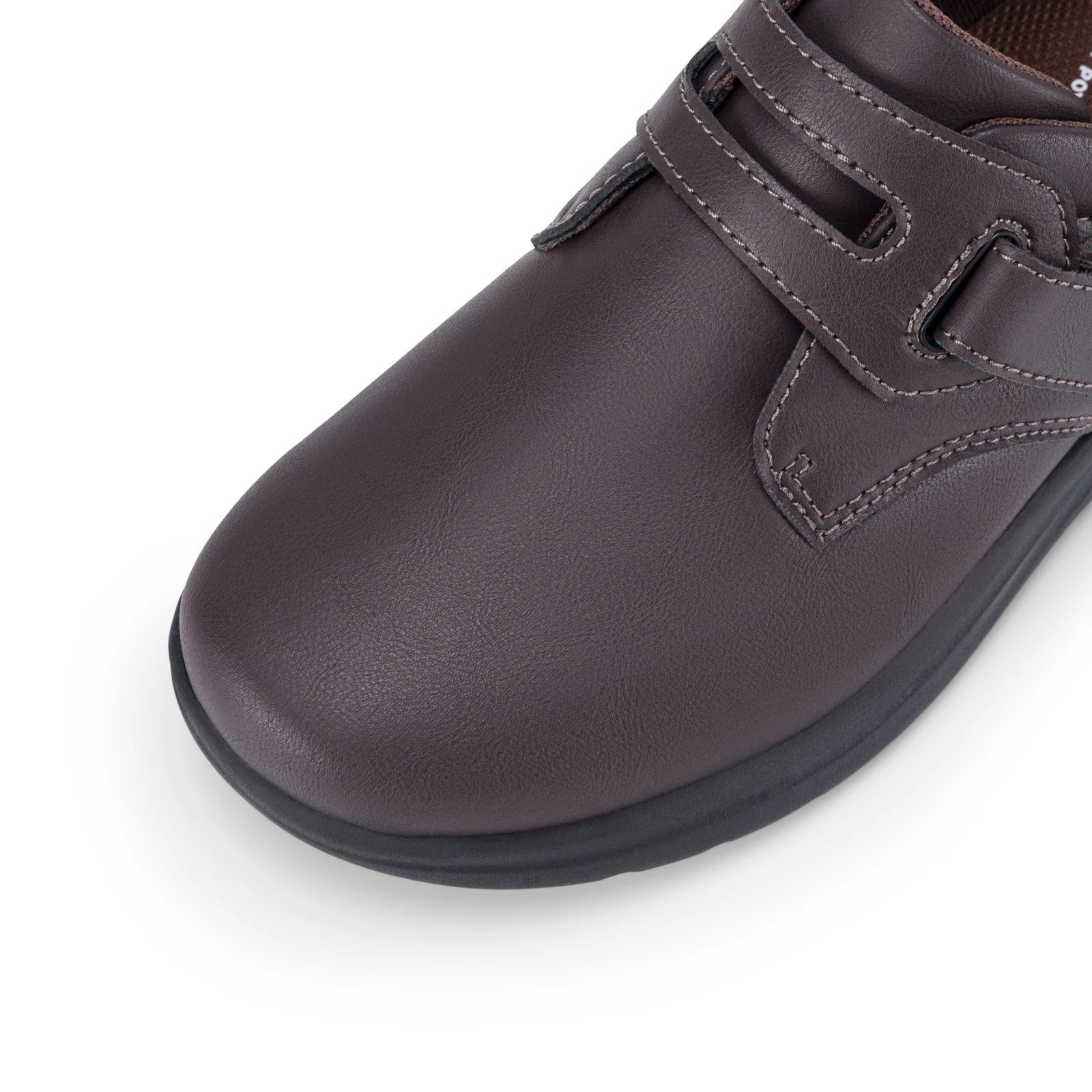 Leather Women's Shoes Extra Wide Diabetic Shoes Slip-On Walking Shoes For Womens
