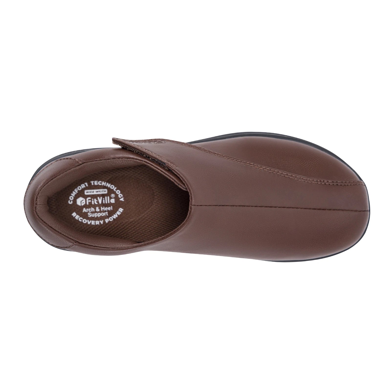 Women's Shoes Leather Diabetic Shoes Extra Wide Slip-On Walking Shoes For Womens Swollen Feet Arch Support