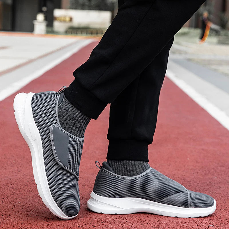 Unisex Winter Orthopedics Wide Feet Swollen Shoes Couple Thumb Eversion Adjusting Soft Comfortable Diabetic Walking Shoes