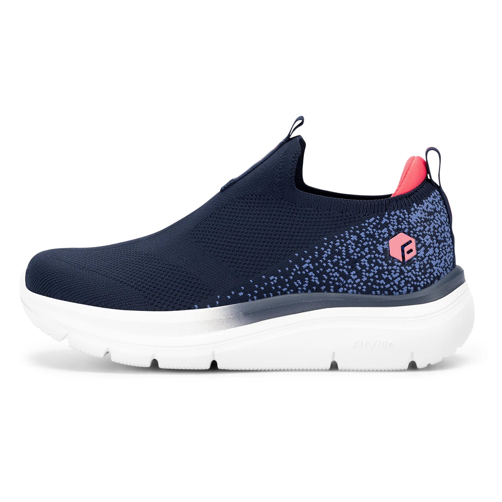 Women's Shoes Thick Sole Walking Shoes Extra Wide Sneakers Lightweight Breathable for Swollen Feet Plantar Fasciitis