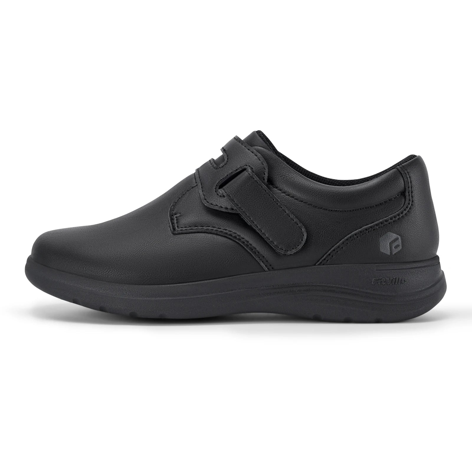 Leather Women's Shoes Extra Wide Diabetic Shoes Slip-On Walking Shoes For Womens