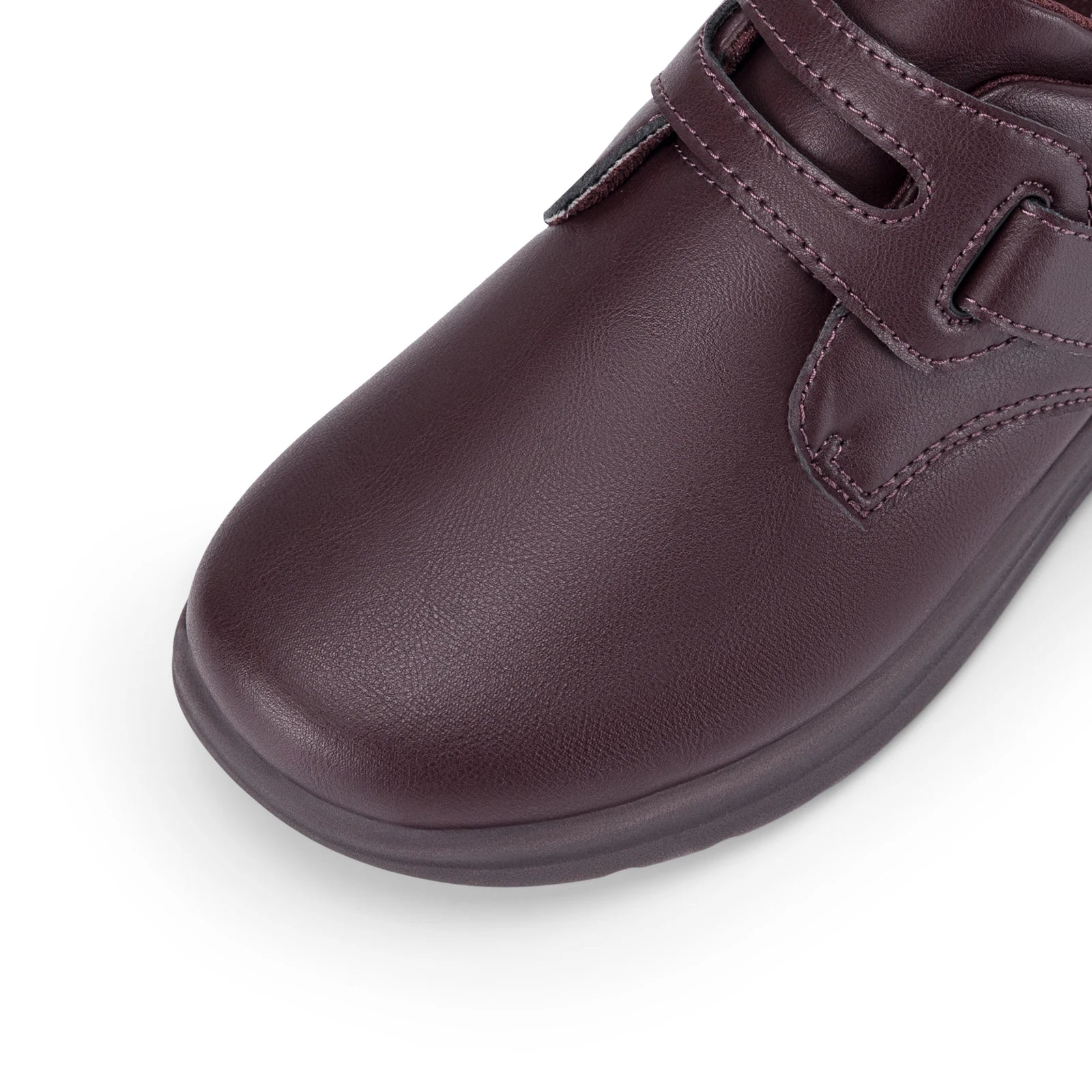 Leather Women's Shoes Extra Wide Diabetic Shoes Slip-On Walking Shoes For Womens