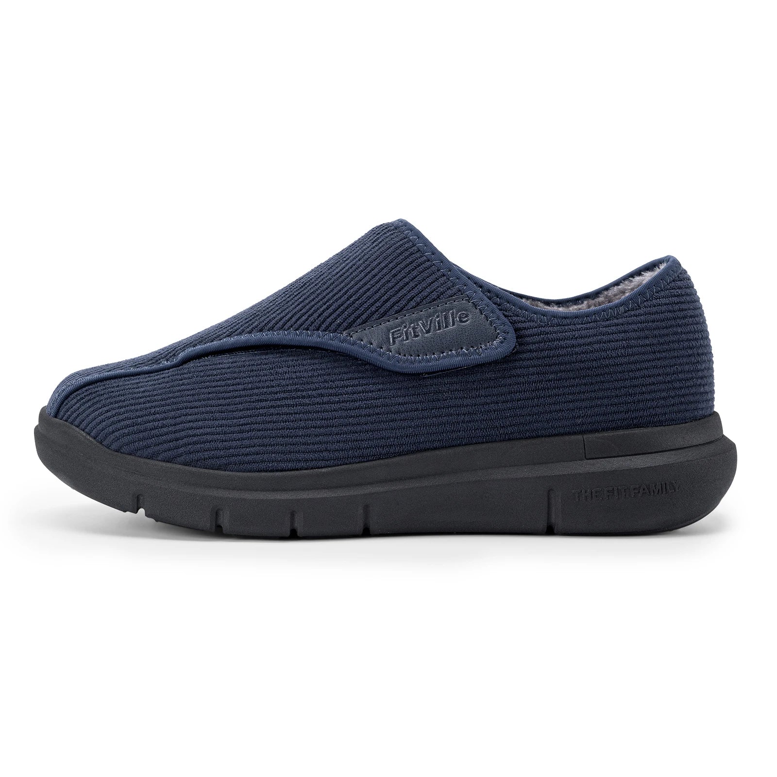 Men's Winter Shoes with Adjustable Strap - Warm, Comfortable, and Non-Slip