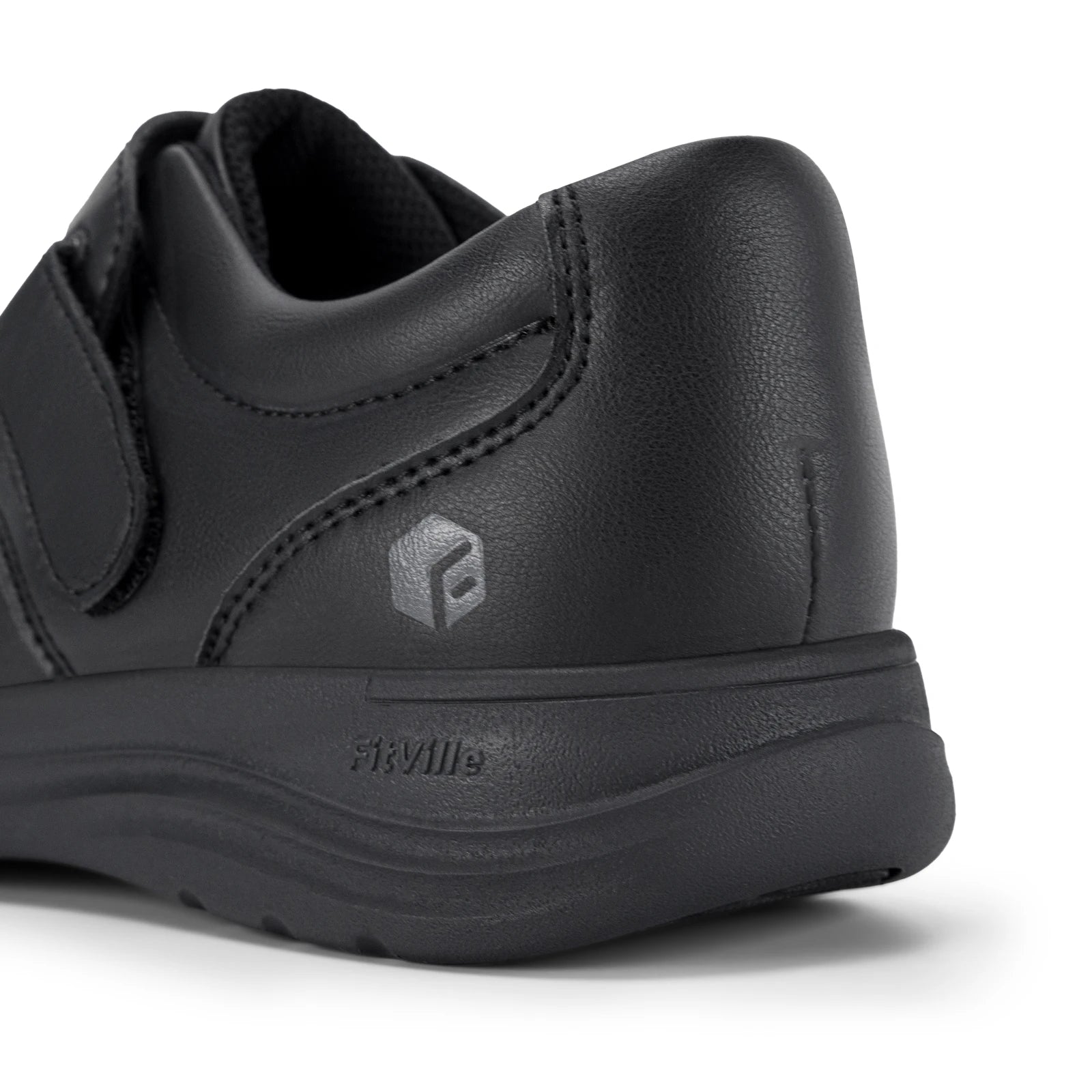 Leather Women's Shoes Extra Wide Diabetic Shoes Slip-On Walking Shoes For Womens