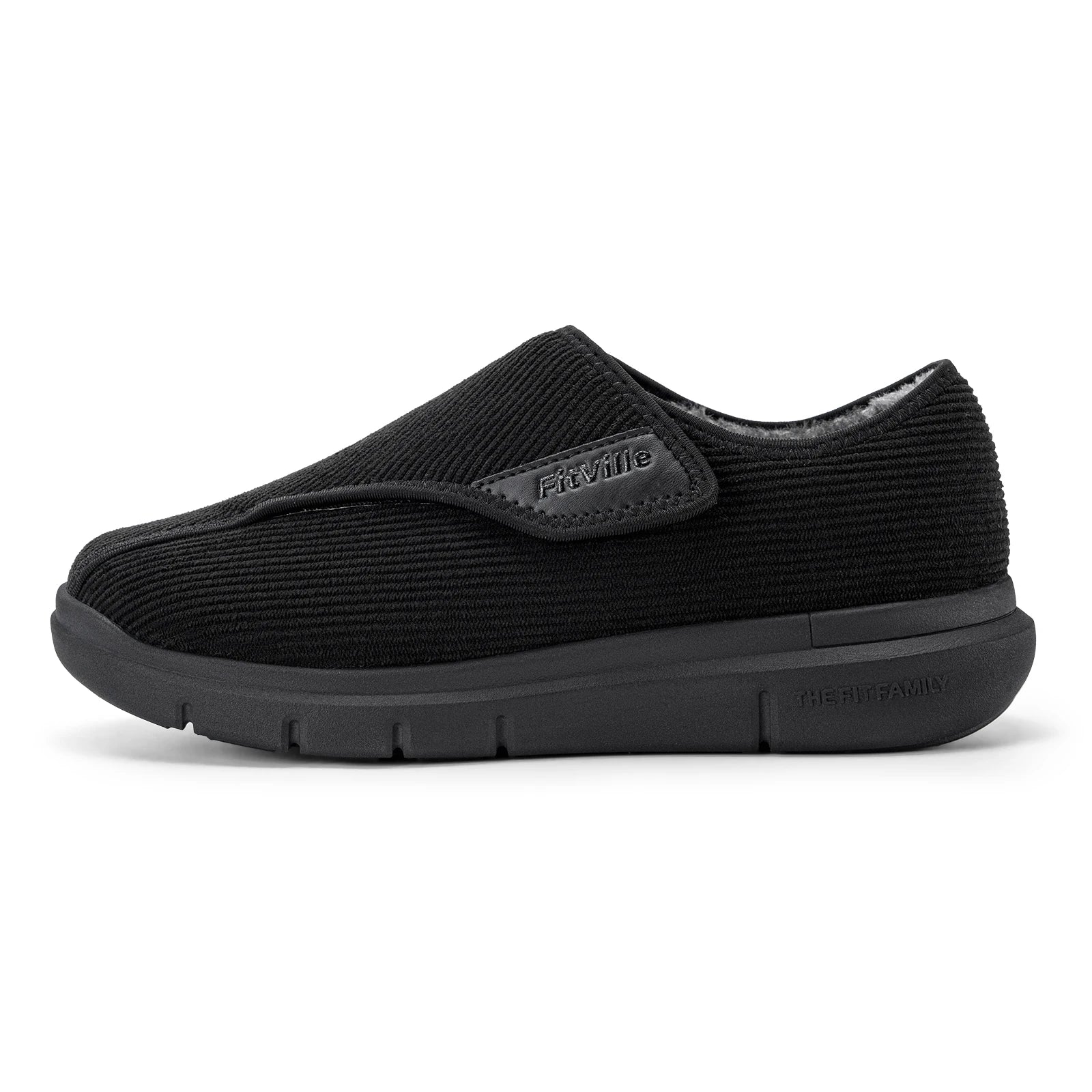 Men's Winter Shoes with Adjustable Strap - Warm, Comfortable, and Non-Slip