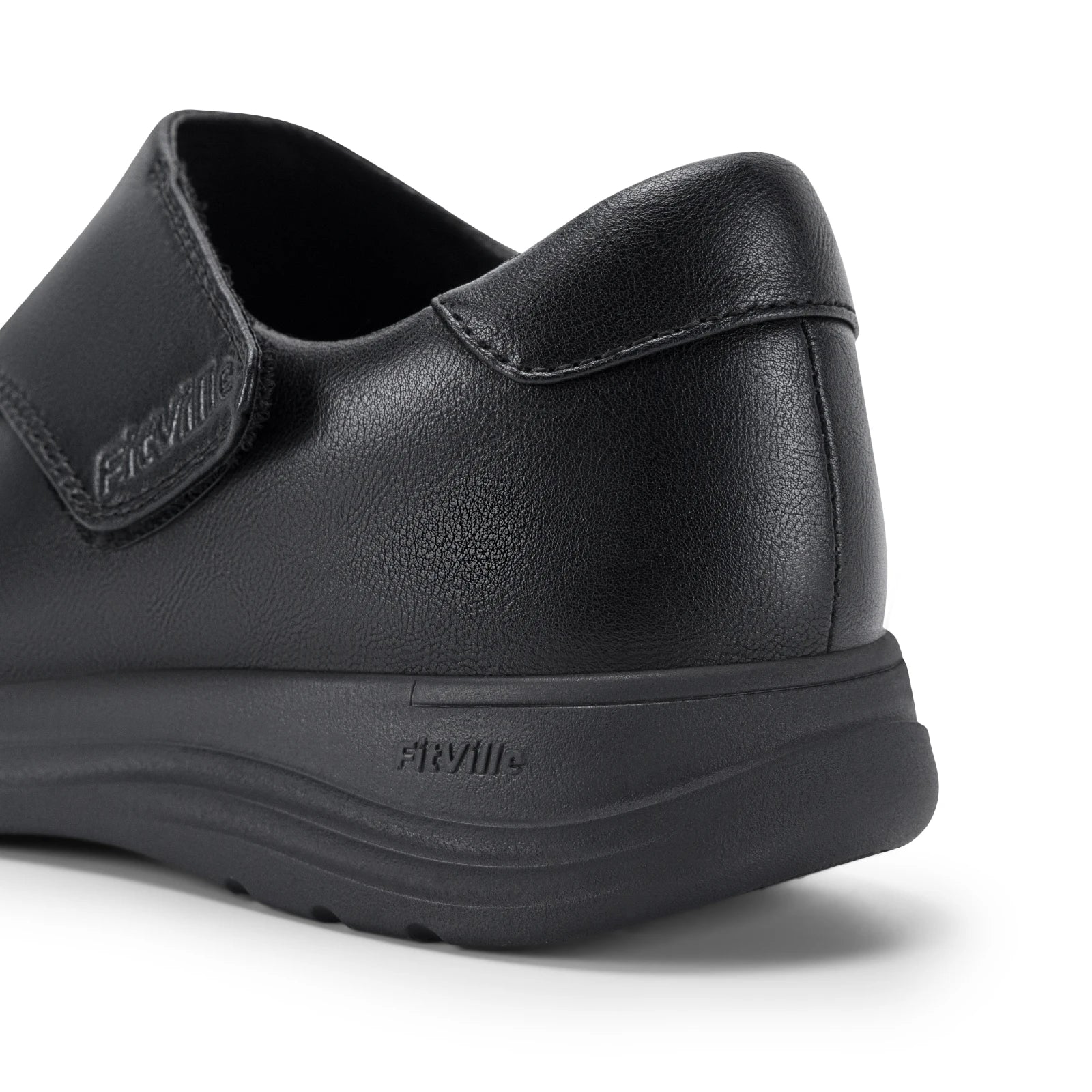 Women's Shoes Leather Diabetic Shoes Extra Wide Slip-On Walking Shoes For Womens Swollen Feet Arch Support