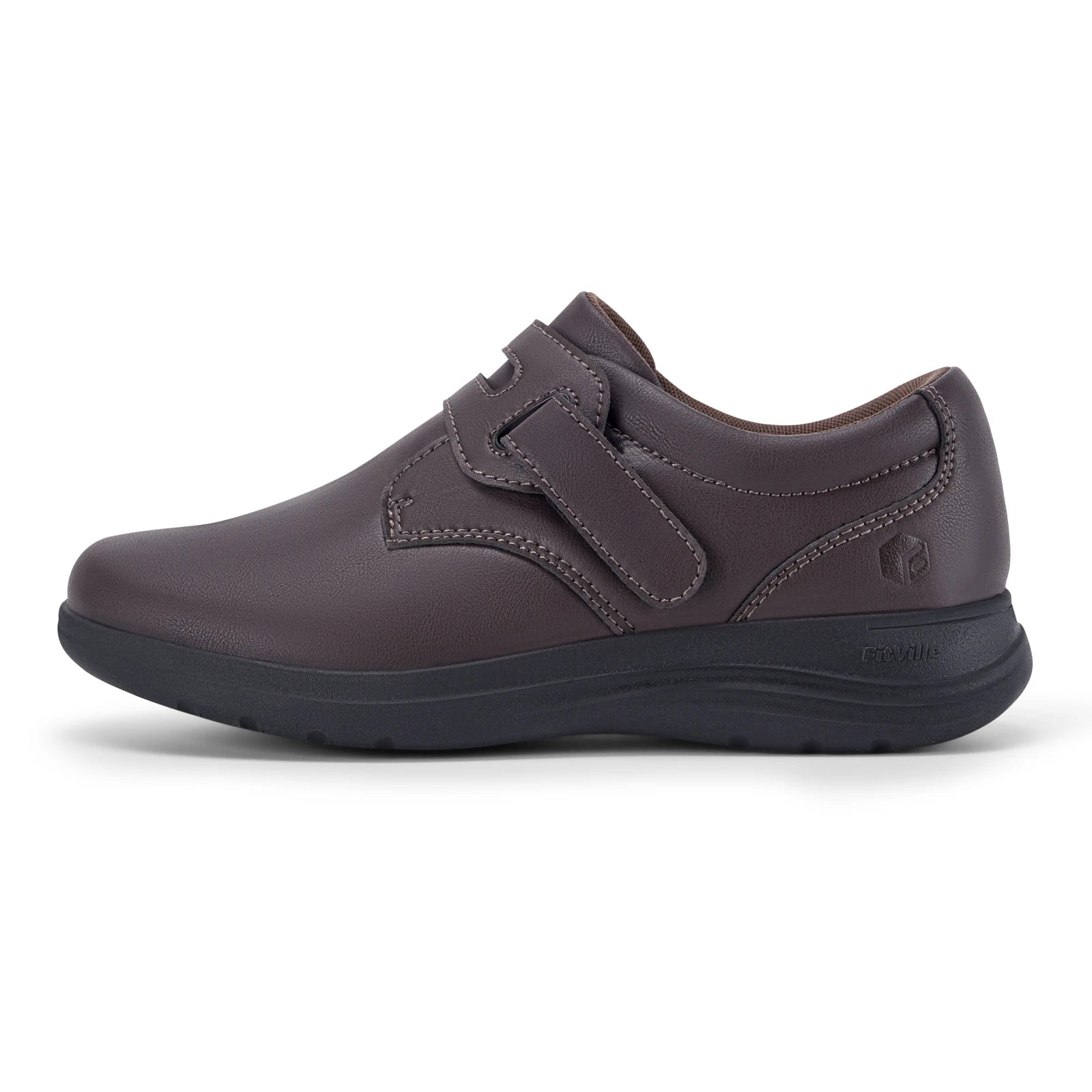 Leather Women's Shoes Extra Wide Diabetic Shoes Slip-On Walking Shoes For Womens