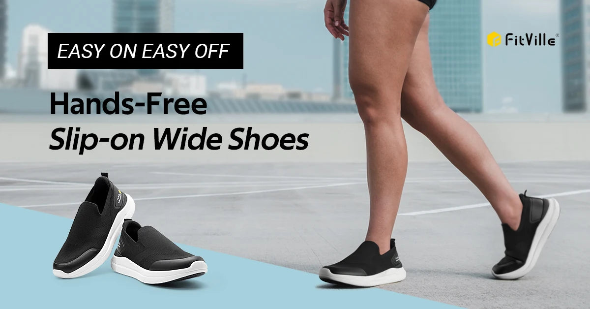 Men‘s Walking Shoes Extra Wide Plantar Fasciitis Shoes Lightweight for Swollen Feet Orthopedic Foot Pain Relief