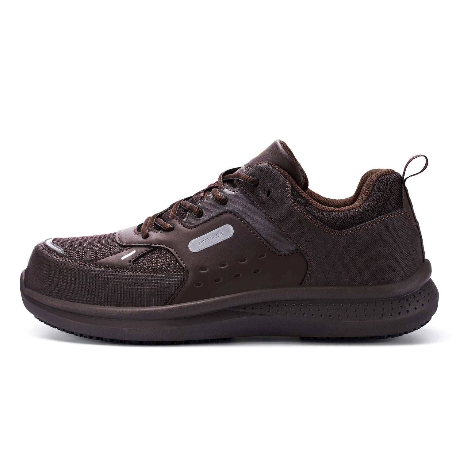 Men's Extra Wide Work Shoes Casual Shoes Anti-Slip Sturdy Toe Breathable For Male Swollen Feet Arch Support Pain Relief