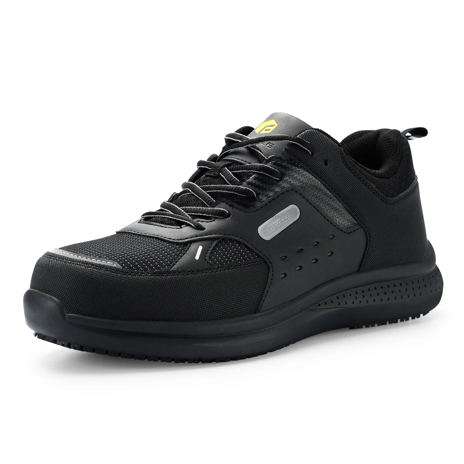 Men's Extra Wide Work Shoes Casual Shoes Anti-Slip Sturdy Toe Breathable For Male Swollen Feet Arch Support Pain Relief