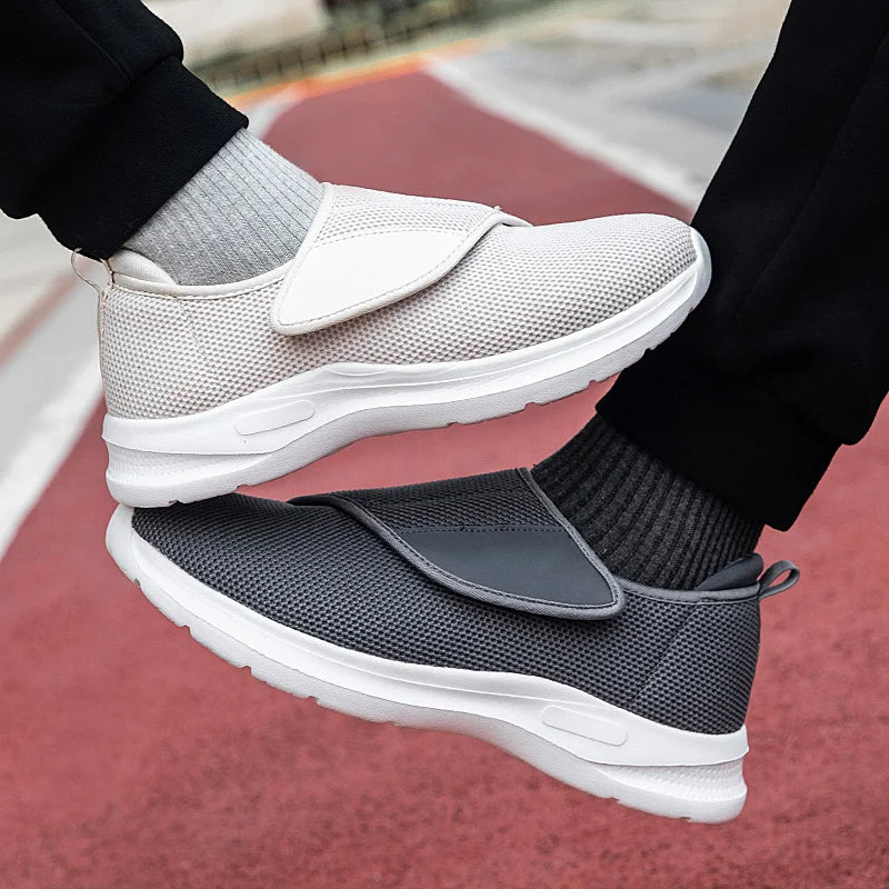 Unisex Winter Orthopedics Wide Feet Swollen Shoes Couple Thumb Eversion Adjusting Soft Comfortable Diabetic Walking Shoes