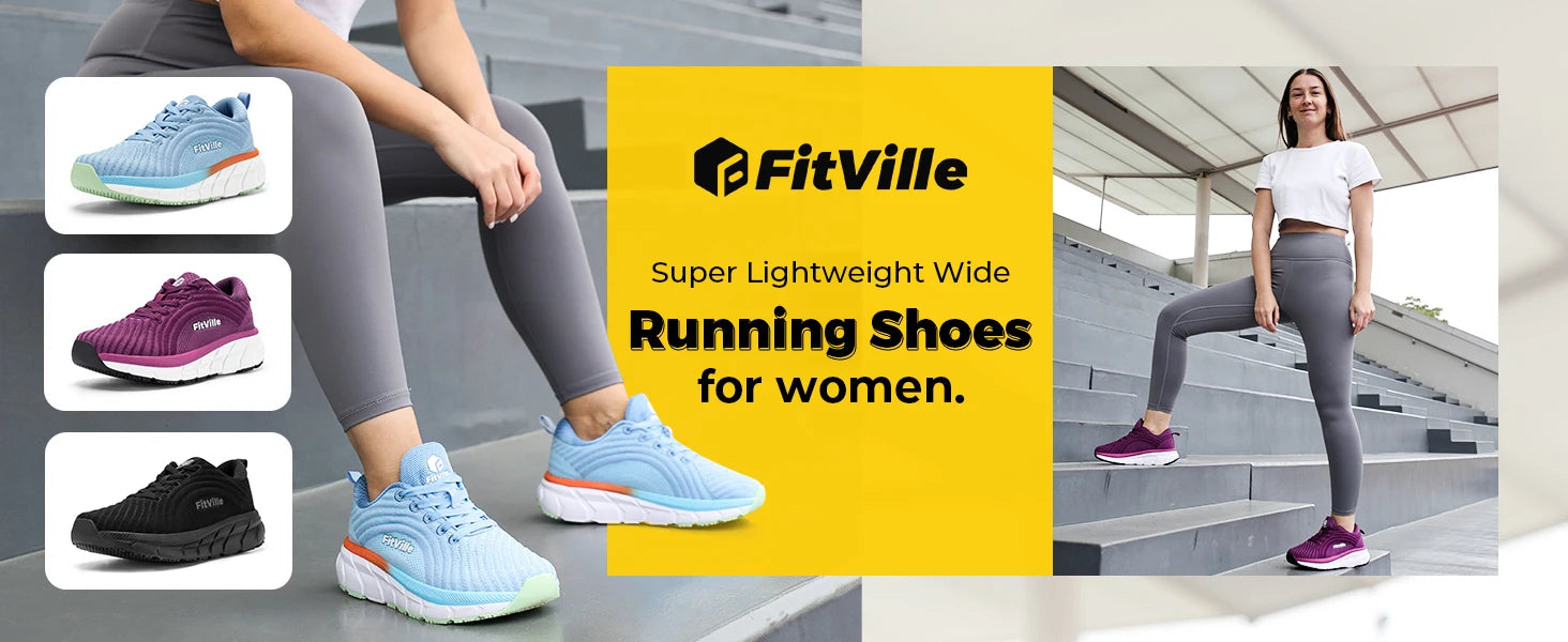 Wide Toe Box Shoes For Women Breathable Extra Wide Running Shoe Lightweight for Swollen Feet with Cushioned Relief Pain