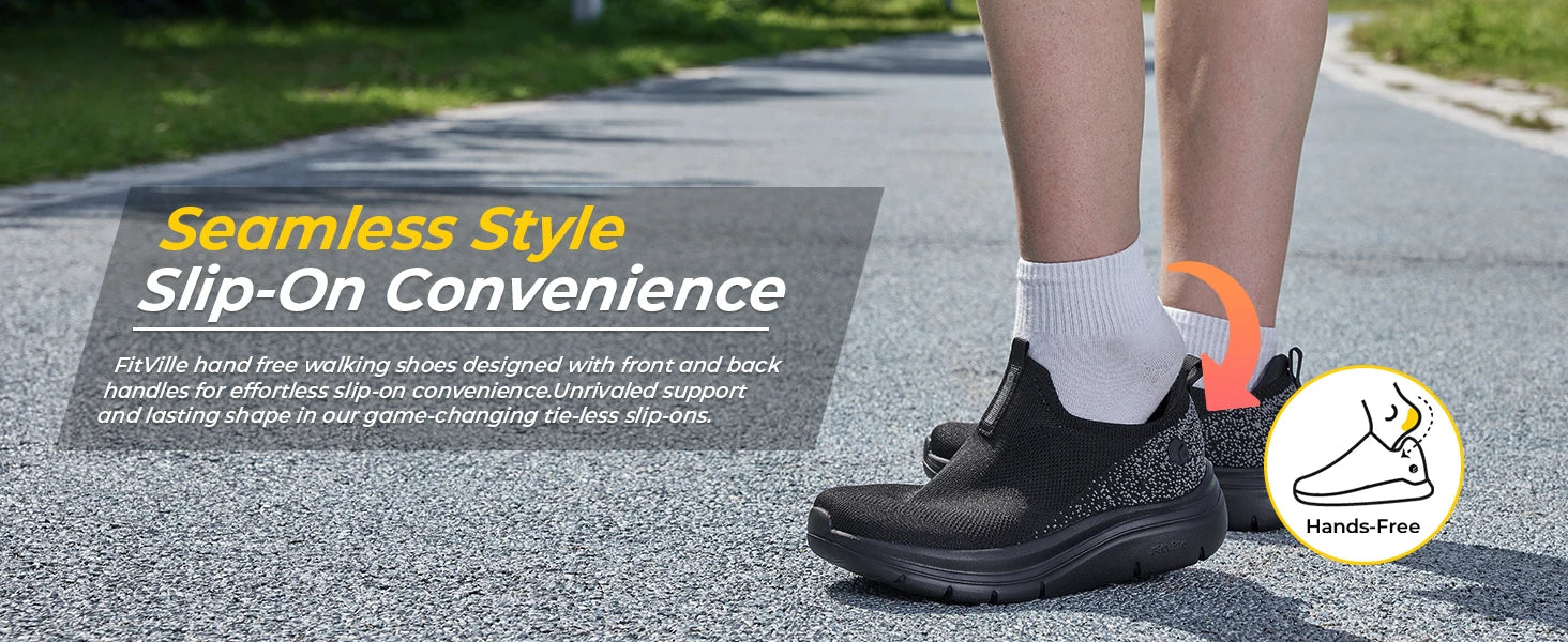 Women's Shoes Thick Sole Walking Shoes Extra Wide Sneakers Lightweight Breathable for Swollen Feet Plantar Fasciitis