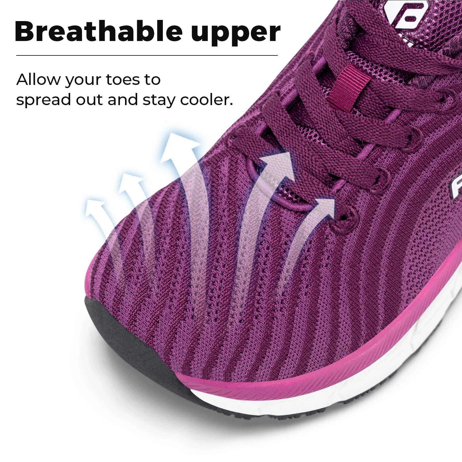 Wide Toe Box Shoes For Women Breathable Extra Wide Running Shoe Lightweight for Swollen Feet with Cushioned Relief Pain